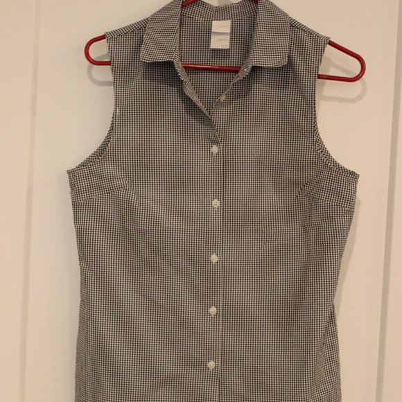 Lole Black Vichy Button-Up Tank: Size M - Picture 1 of 6